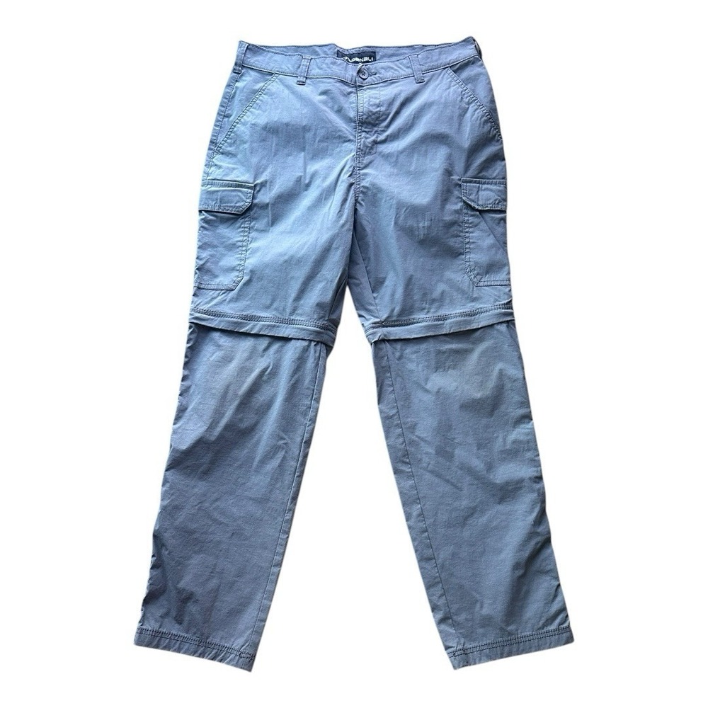 Men's DENALI Pants 32/30 Grey‎ Zippers into Shorts Versatile Pants